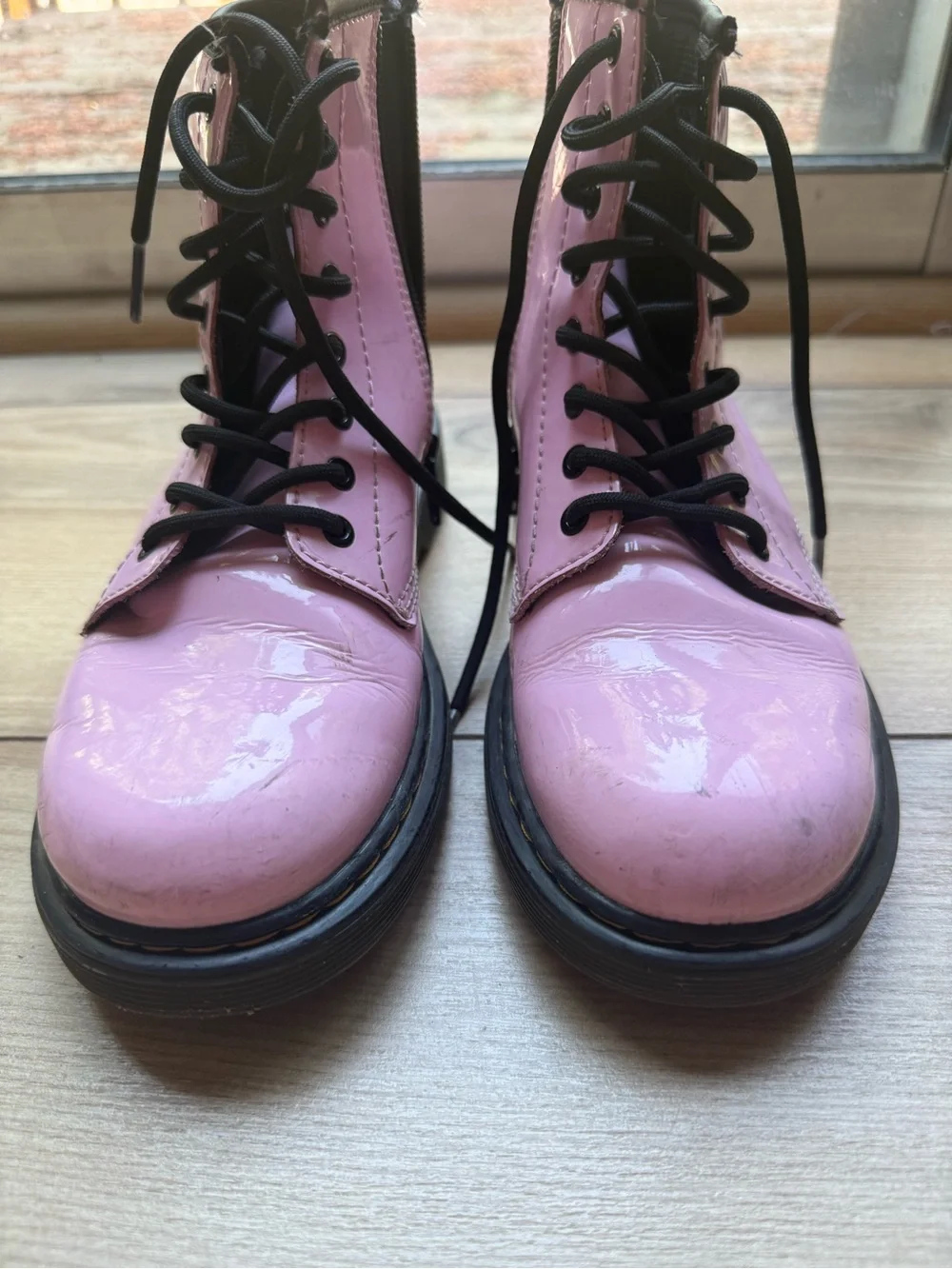 Dr. Martens junior pink boots
